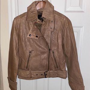 MANGO genuine leather jacket BRAND NEW
